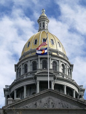 Capital Dome with Flags