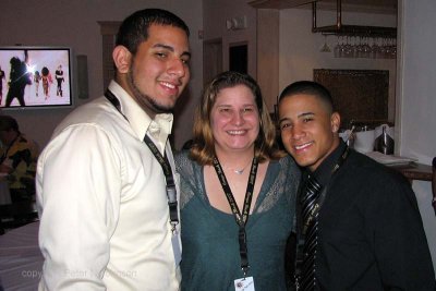 T-Marie with her art students