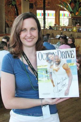 Kerri won a signed copy of Ocean Drive