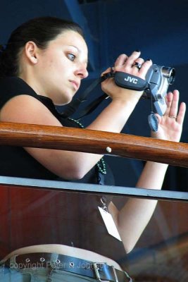 Noelia B takes some video