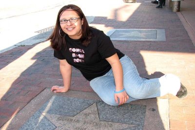 Cece with Gloria's Star