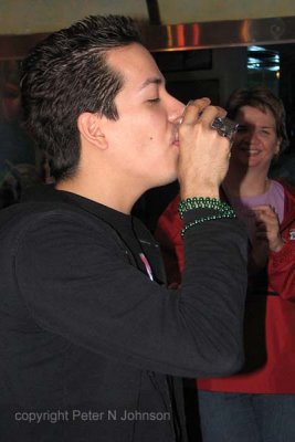 Victor takes a shot