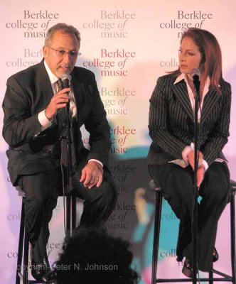 Emilio & Gloria at Press Conference