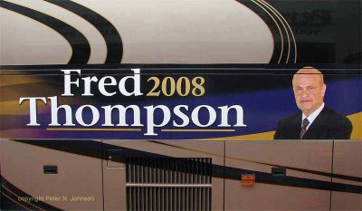 Side of the Thompson bus