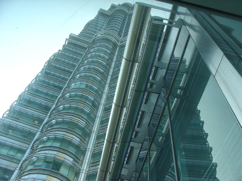 Kuala Lumpur Petronas Towers skywalk view