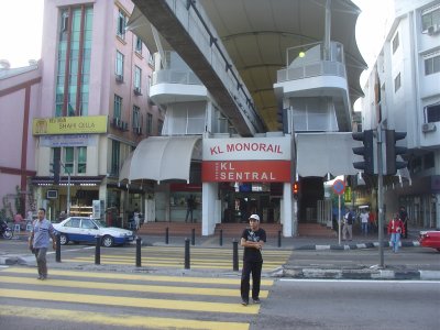Kuala Lumpur monorail Sentral station