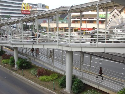 Jakarta TransJakarta busway entrance-exit
