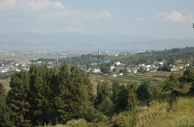 View of Dali and Erhai Lake