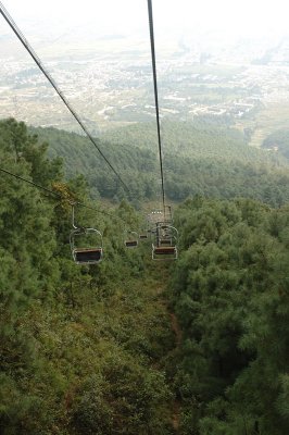 Chair Lift Up Cang Mountain