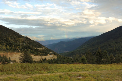 Rainbow over the Mountains