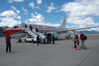 Shangrila has the most scenic airport I've been to.