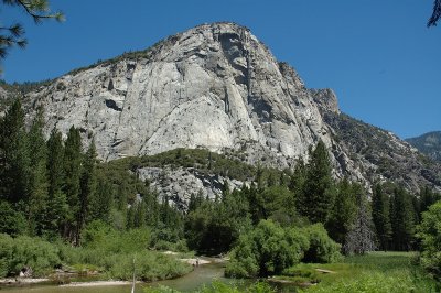 Granite Cliffs around Zumwalt Meadow