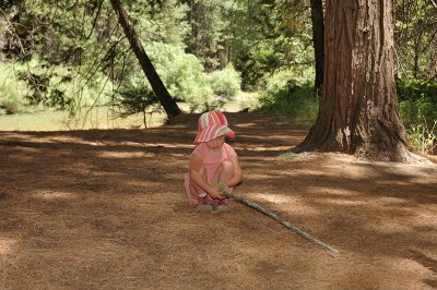 Little Hiker Playing