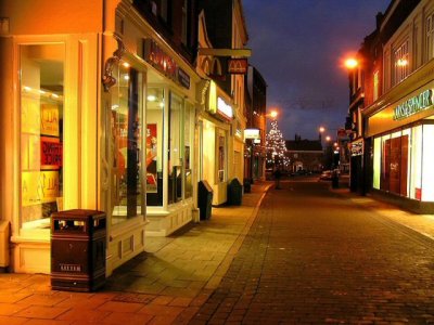 Towncentre in winter