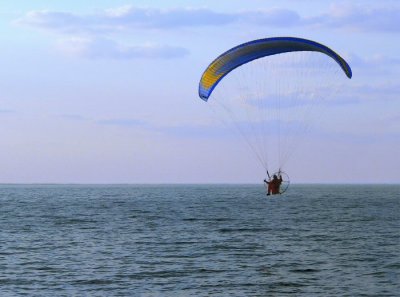 Sailing over the sea