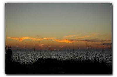 Sunset over the gulf @ St. Pete.