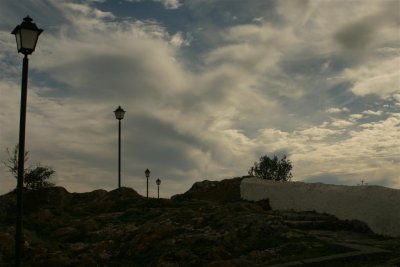 backlight and sky