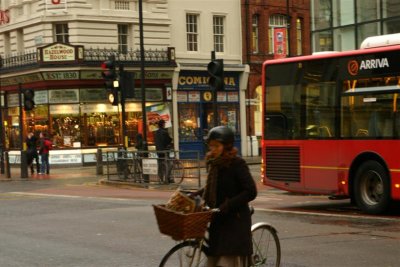 the lady and her bike