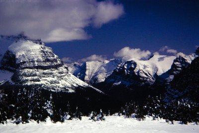 Logan Pass, Montana, Winter