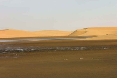 The desert meets the sea at Walvis Bay