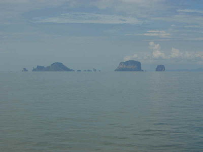 View from the ferry boat to Ko Phi Phi island