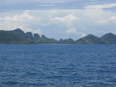 View of Ko Phi Phi island