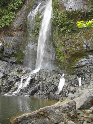 The waterfall in Sri Phang Nga National park