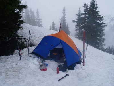 camp at the pass