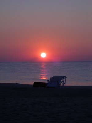 Lifeguard Stand at Sunrise 10 Sea Girt-NJ 2006.JPG