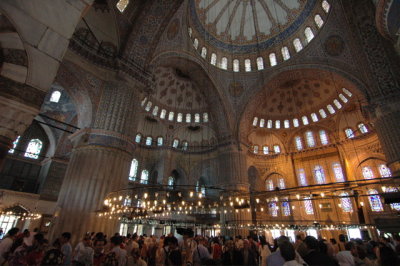 inside Blue Mosque
