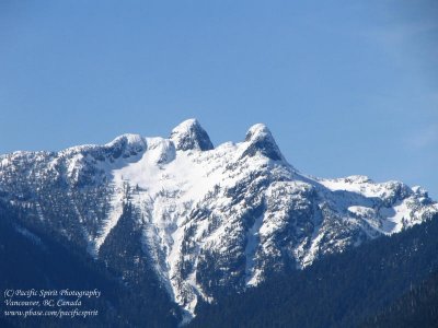 Snow on the Lions, North Vancouver, Canada