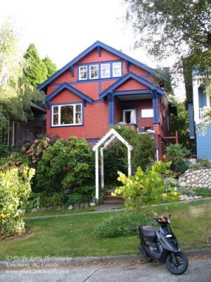 Red house on Vancouver's West Side