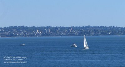 Sailing at English Bay, Vancouver