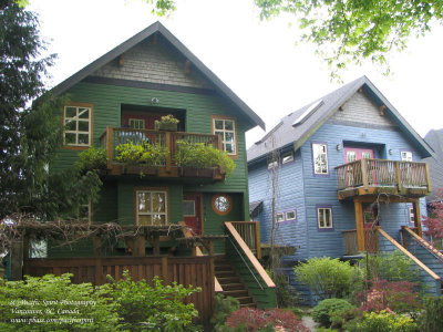 Early 20th c. homes near Victoria Dr, East Vancouver