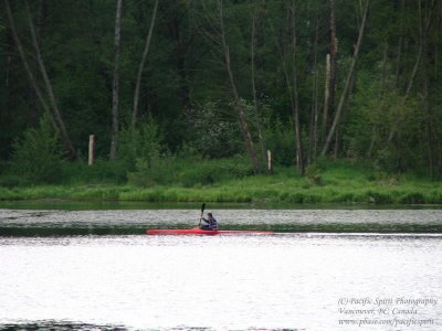 Kayaking on the silver lake