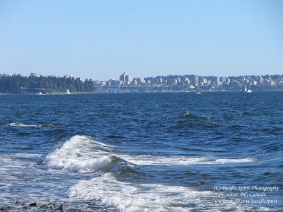 Vancouver as seen across Burrard Inlet