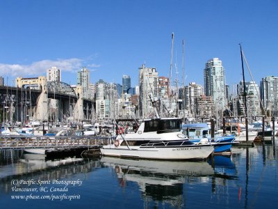 Boats at False Creek, Vancouver