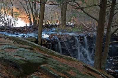 Mill pond dam