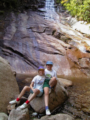 The girls by the Ripley falls