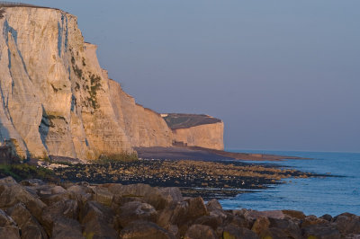 Saltdean cliffs, last light