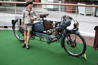 Derny tandem, 98cc, 70km/h, 1950