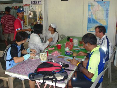 a usual kampong breakfast spread