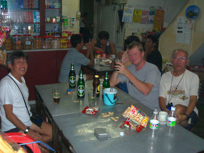 a night out at Sedili Besar town