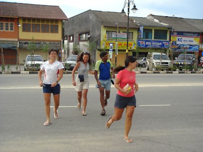 jaywalking in Jerteh