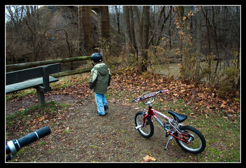 Bike Riding Through The Park is a Blast (But Grandpa occasionally Has Difficulty Keeping up)