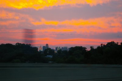 Sunset from I-471 N, 07/23/2007