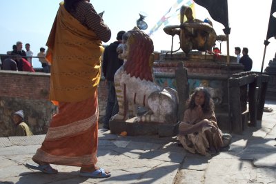 Beggar, Swayambhunath (aka the Monkey Temple)