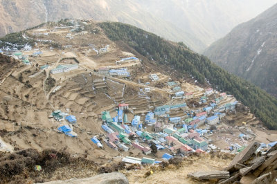 Namche top view