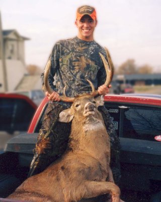 Aaron Hall with a monster 6pointer taken Nov 24. 07  194lbs field dressed