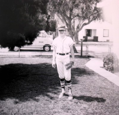Martin in Baseball Uniform 1973